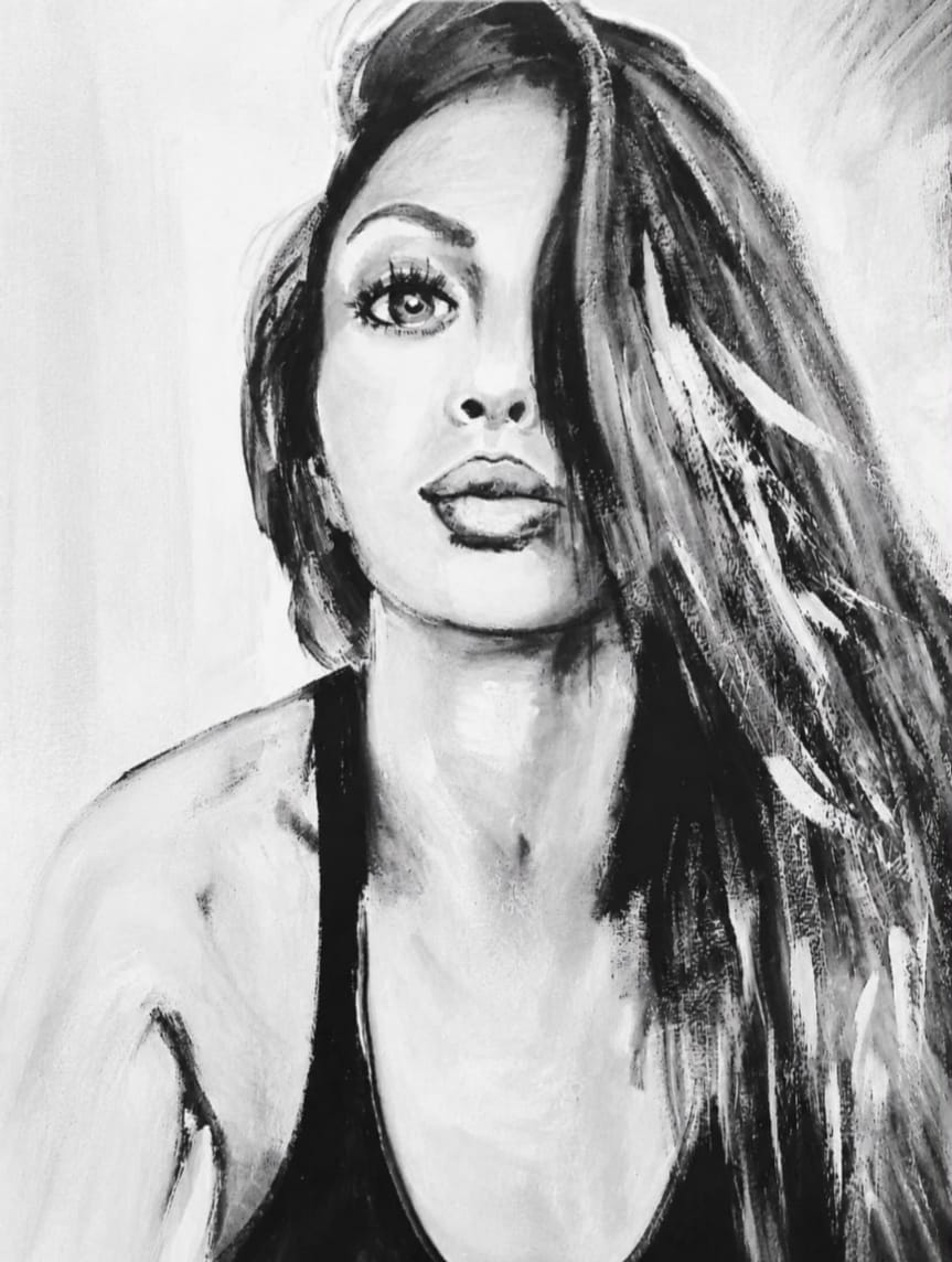 Portrait sur commande.